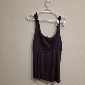 Sonoma Deep Plum Scoop Neck Tank Top